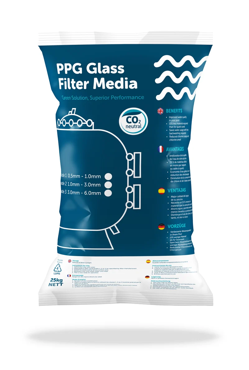 Filtre piscine PGFM Grade 2 - filtration fine et eau cristalline