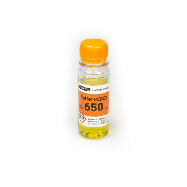 Tampon de calibration Redox 650 mV - solution étalonnage ORP piscine - 50 ml