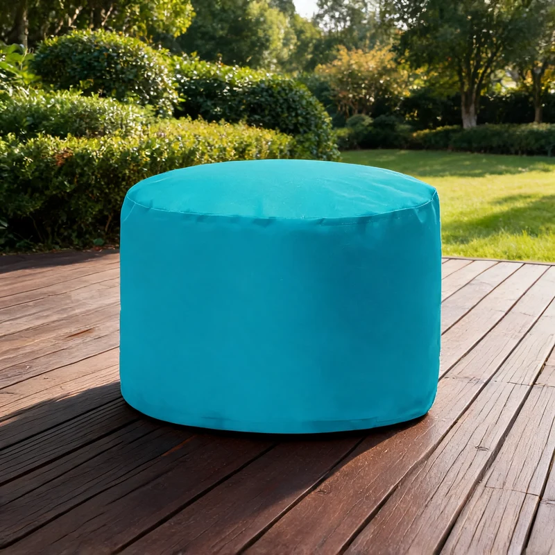 Pouf Extérieur Imperméable Bleu Ciel – Le Nomad