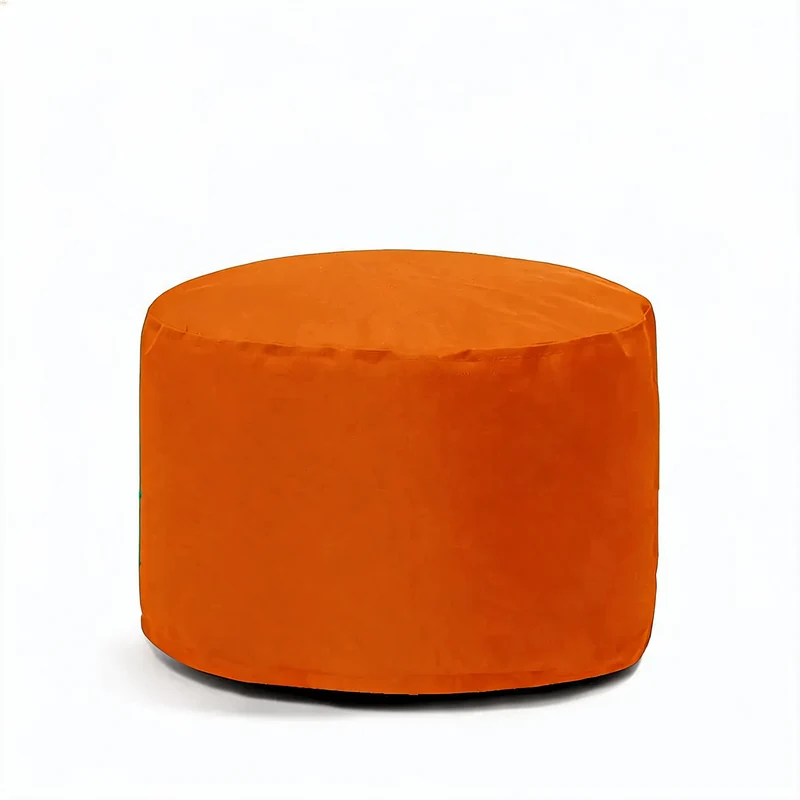 Pouf Terrasse Orange Imperméable – Le Nomad