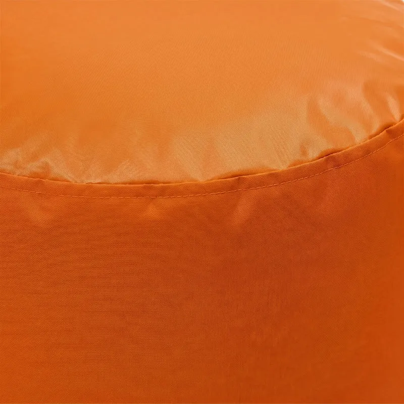 Pouf Terrasse Orange Imperméable – Le Nomad