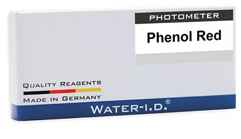 Tablettes Phenol Red PoolLab - réactifs test pH - mesure rapide qualité