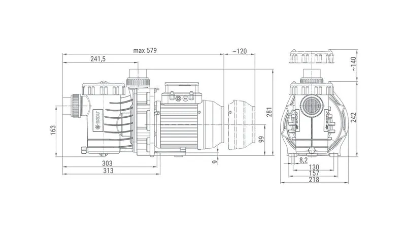 Pompe piscine Speck Compact Eco Soft – vitesse variable & économie d’énergie