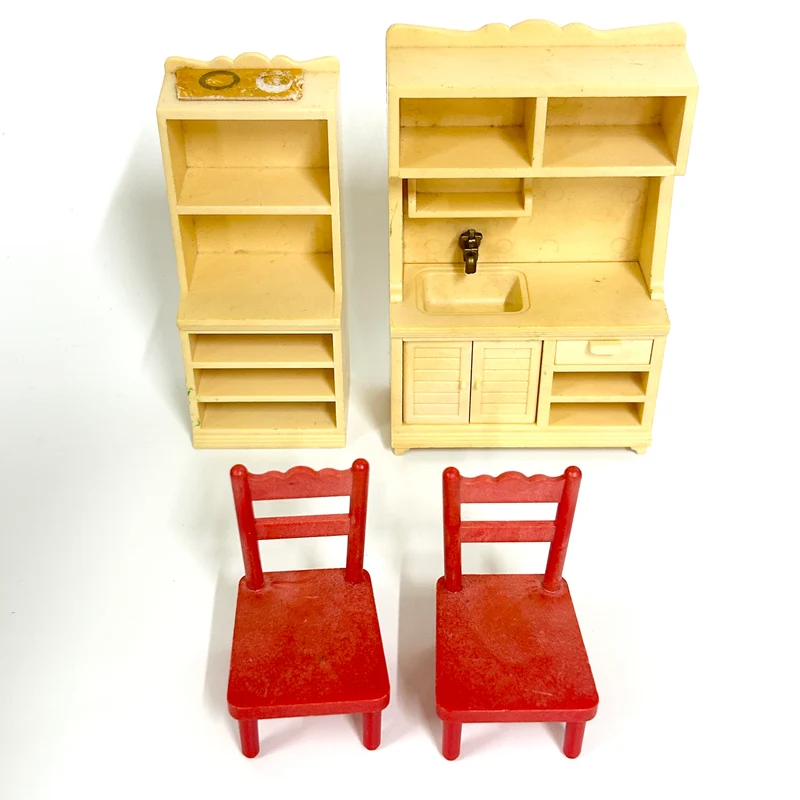 [used] Restaurant Furniture and Accessories Set Sylvanian Families Calico Critters
