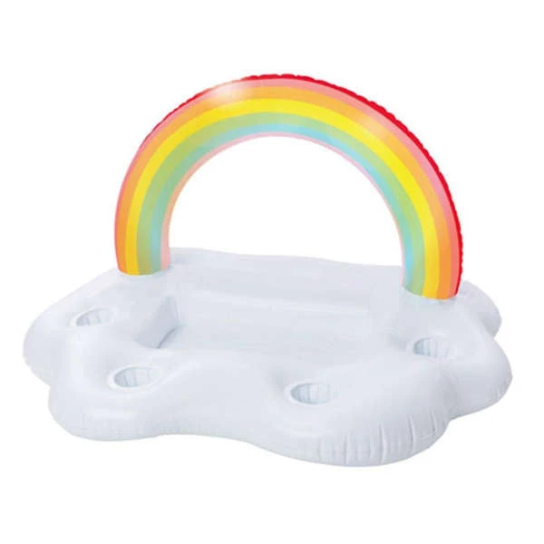 Bar Flottant Gonflable Arc-En-Ciel