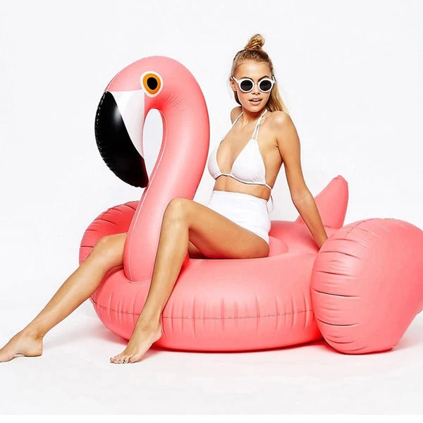 Bouée Géante Flamant Rose