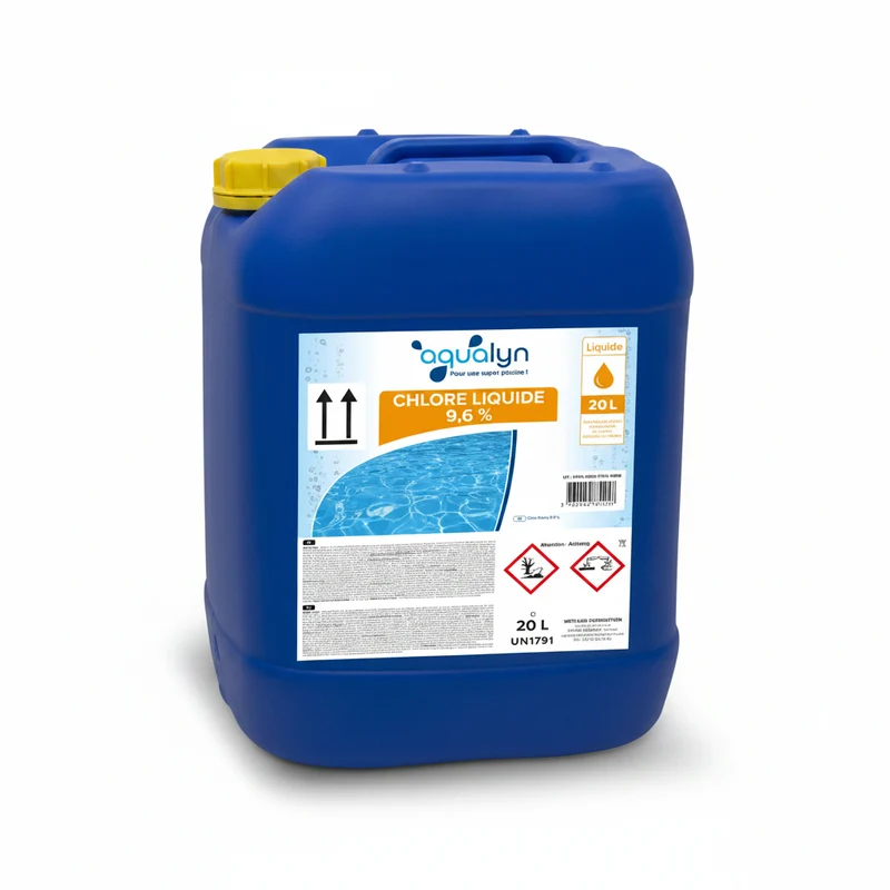 Chlore liquide 9,6 % 20 L Aqualyn
