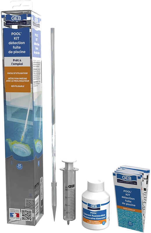 GEB Pool Kit Détection Fuite de Piscine 80mL