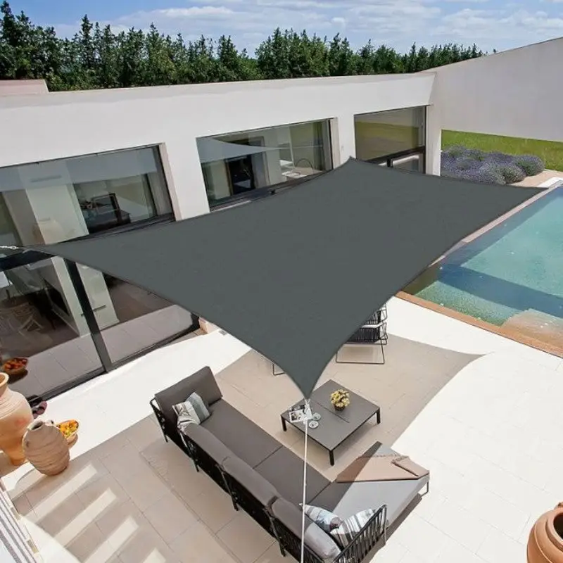Voile d'ombrage gris
