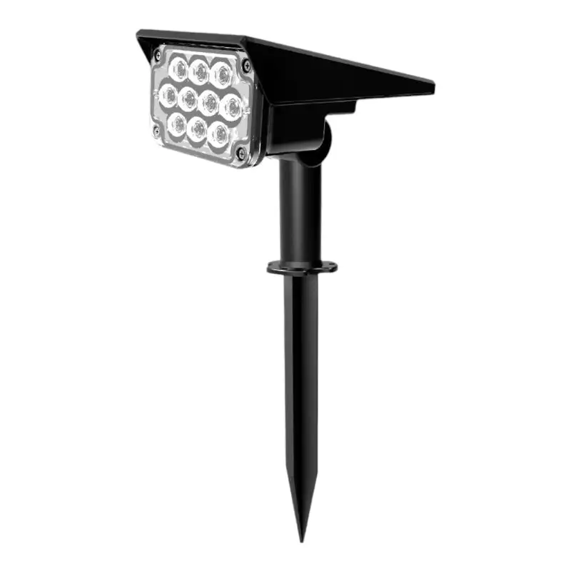 Spot solaire extérieur LED sur piquet