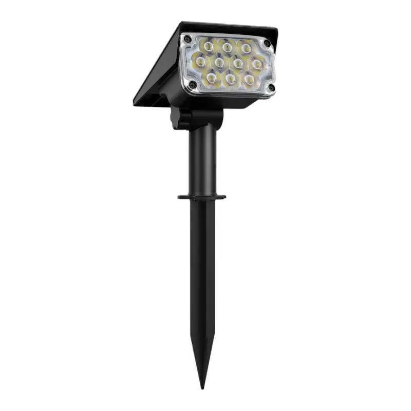 Spot solaire extérieur LED sur piquet
