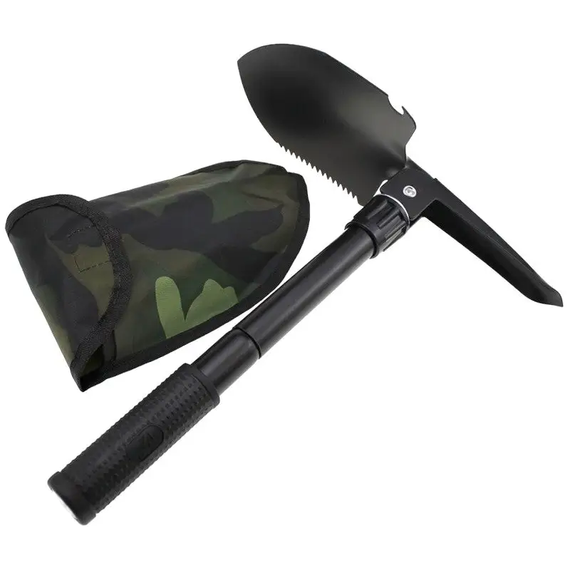 Pelle pliante de camping multifonctionnelle 5 en 1