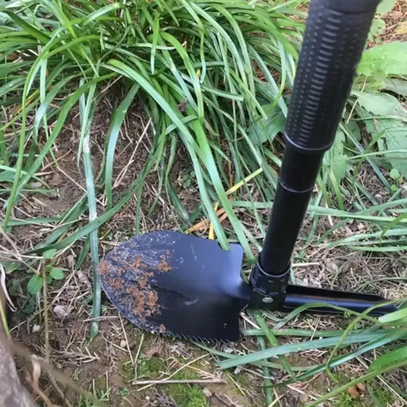 Pelle pliante de camping multifonctionnelle 5 en 1