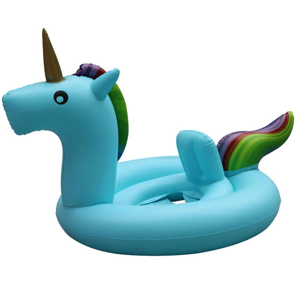 Bouée Bébé Licorne Bleue