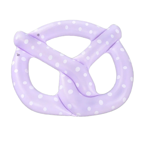 Bouée Bretzel Rose