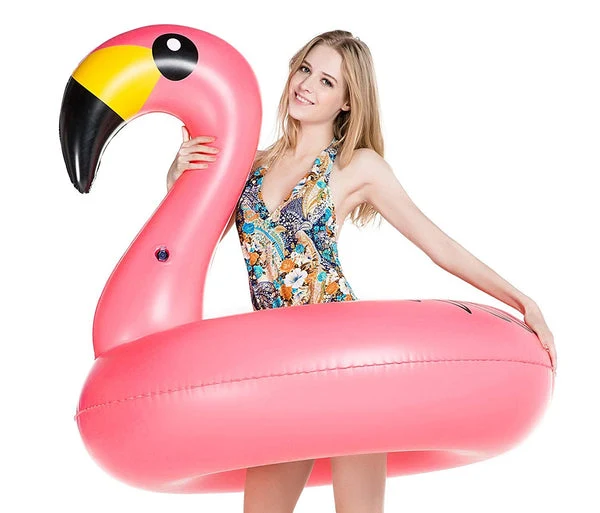Bouée Flamant Rose Adulte