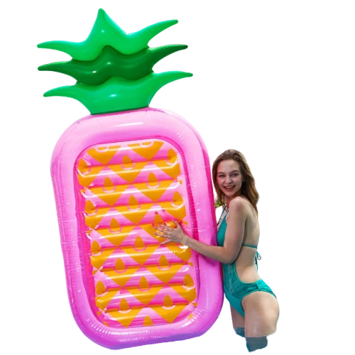 Bouée Géante Ananas Rose