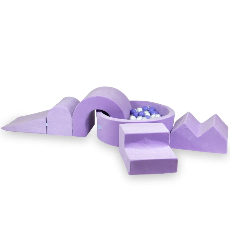 Configurateur de parcours de motricité - Ensemble 14 (Coin, Tunnel, Colline, Marches et Pics)