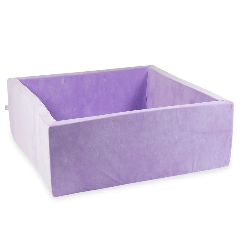 Piscine à balles carrée 110x110x40 cm Velvet Soft lilac sans balles