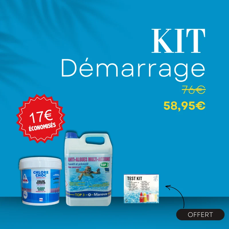 Kit de démarrage piscine