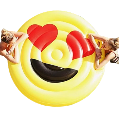 Bouée Smiley love