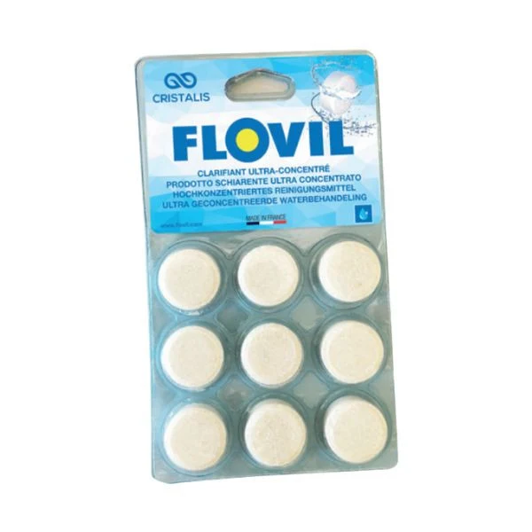 Flovil Clarifiant ultra concentré - 9 pastilles (disponible en lot)
