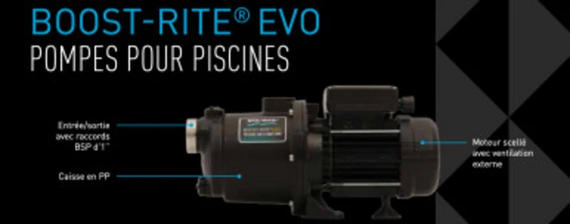 Surpresseur Robot Boost-Rite Evo 1 CV Triphasé - Pentair