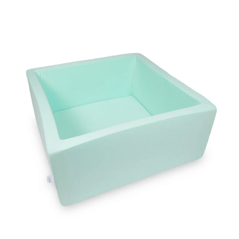 Piscine à balles carrée 90x90x40 cm menthe sans balles