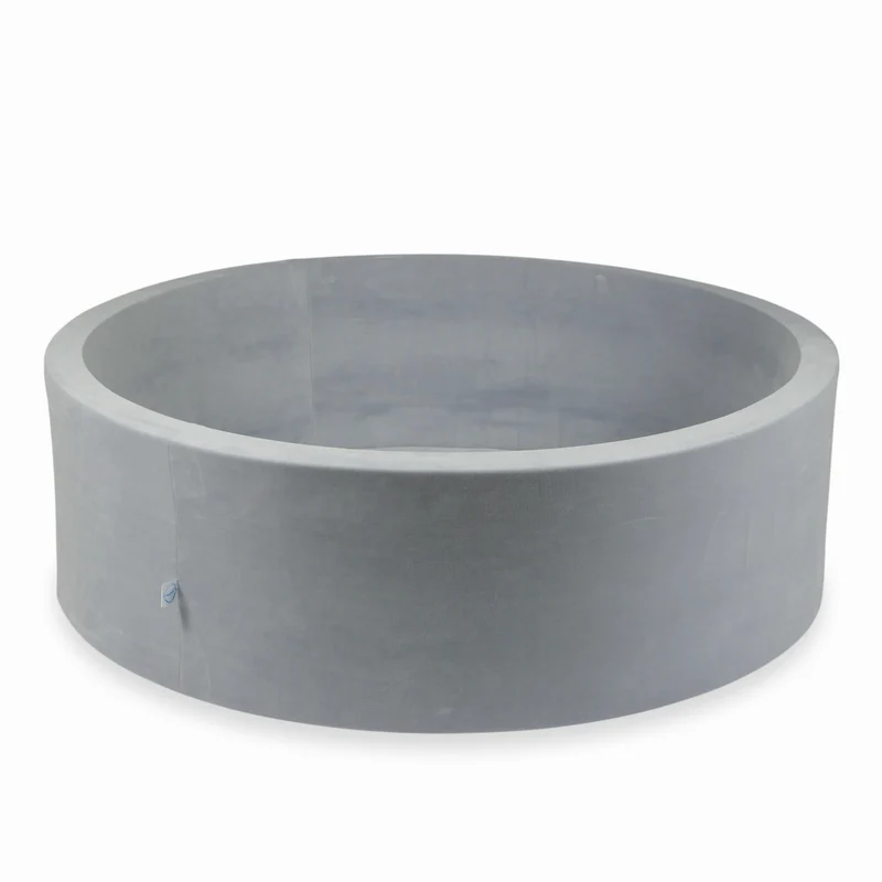 Piscine à Balles 130x40 Velvet Soft gris clair sans balles