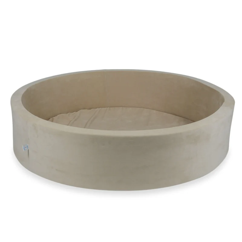 Piscine à Balles 130x30 Velvet Soft beige sans balles