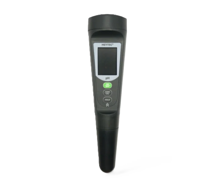 Testeur électronique de pH pour piscine + capteur température - Meytec