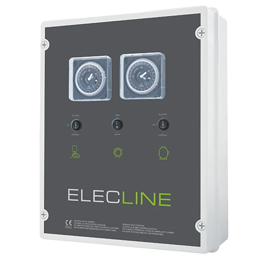Coffret électrique filtration, éclairage et surpresseur mono