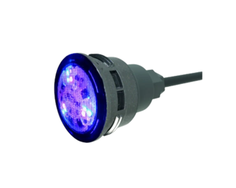 Mini projecteur couleurs LED piscine à visser sur le refoulement - MINI-Brio+ X10 RGB - CCEI
