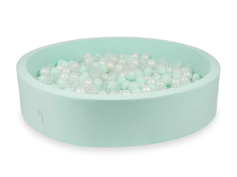 Piscine à balles en menthe 130x30 cm avec 600 balles