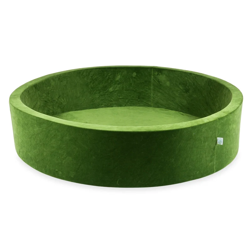 Piscine à Balles 130x30 Velvet Soft olive sans balles