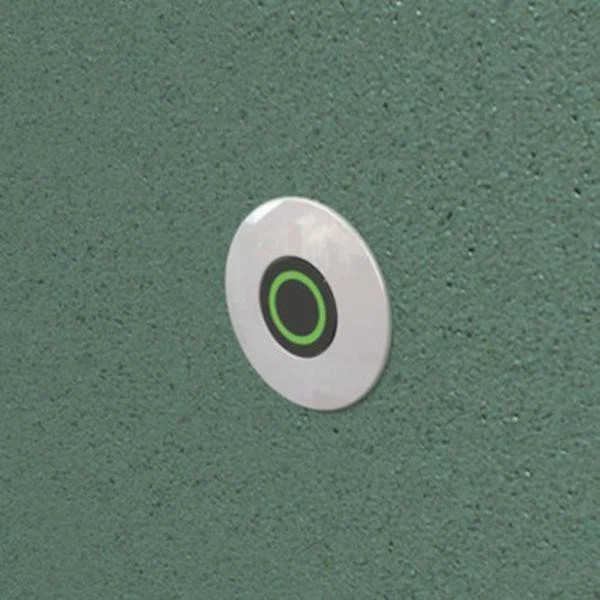 Traversée de Paroi CCEI pour Bouton Piezo Inox – Encastrement Margelle Piscine Béton