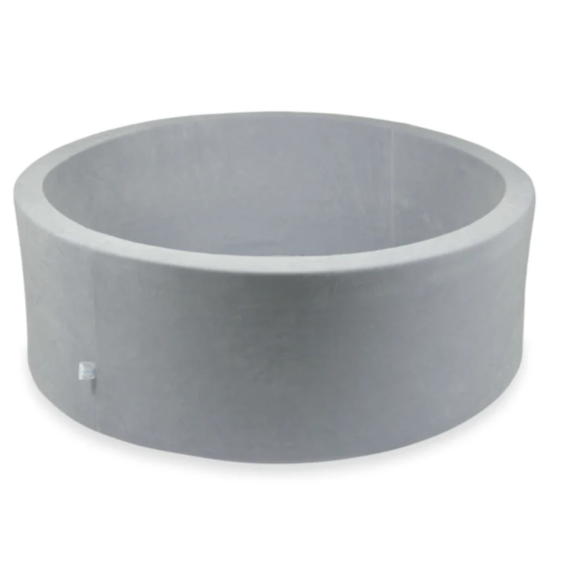 Piscine à Balles 110x40 Velvet Soft gris clair sans balles