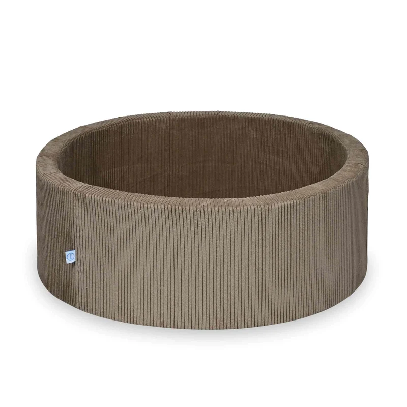 Piscine à Balles 110x40 velours côtelé toffee sans balles