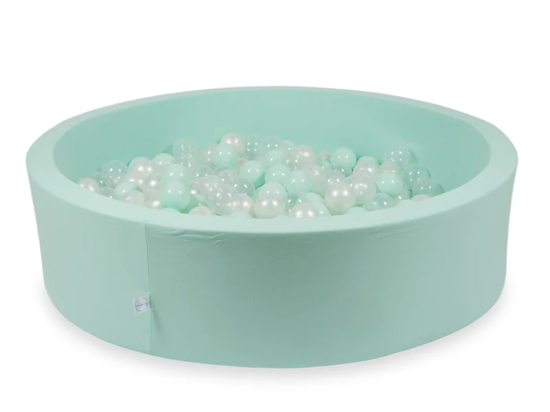 Piscine à balles en menthe 110x30 cm avec 400 balles