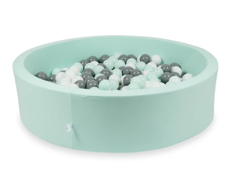 Piscine à balles en menthe 110x30 cm avec 400 balles