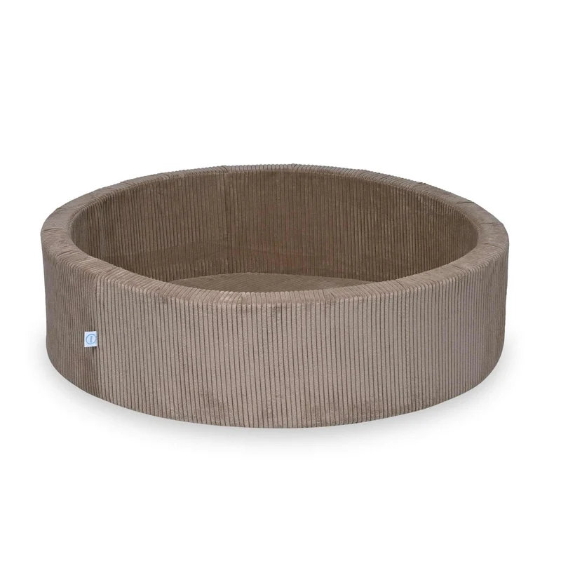 Piscine à Balles 110x30 velours côtelé toffee sans balles