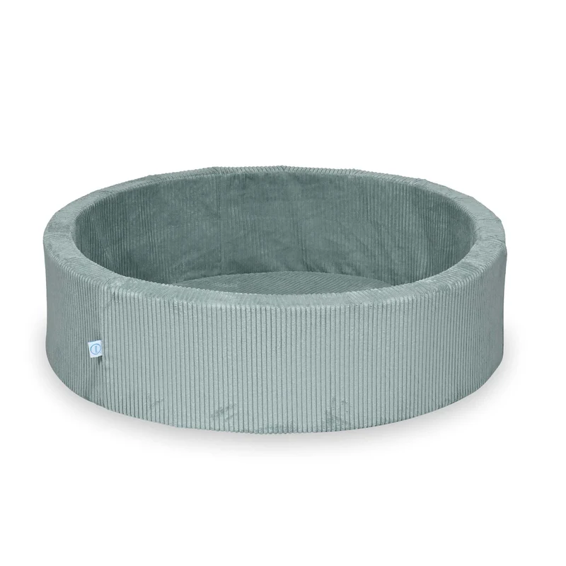 Piscine à Balles 110x30 velours côtelé menthe claire sans balles