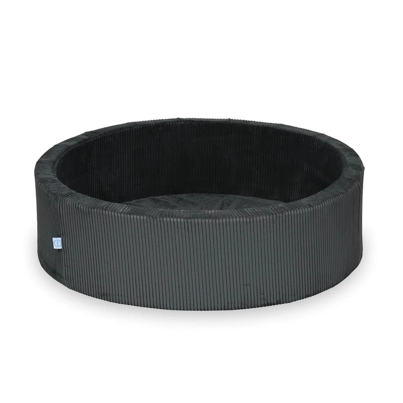 Piscine à Balles 110x30 velours côtelé graphite sans balles
