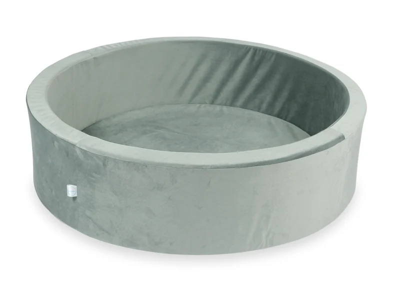 Piscine à Balles 110x30 velours velvet gris clair sans balles