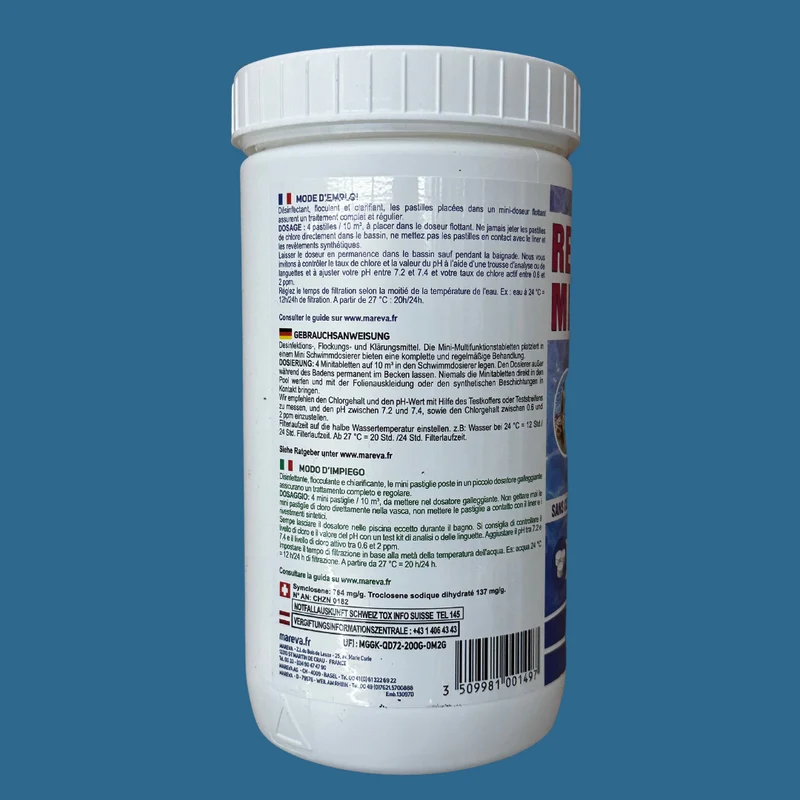 REVA KLOR MULTI 1Kg - Pastilles 20 Gr