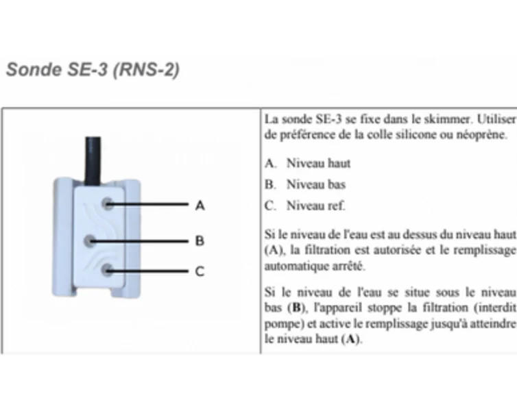 Régulateur de niveau pour piscine avec skimmer - RNS-2 - CCEI