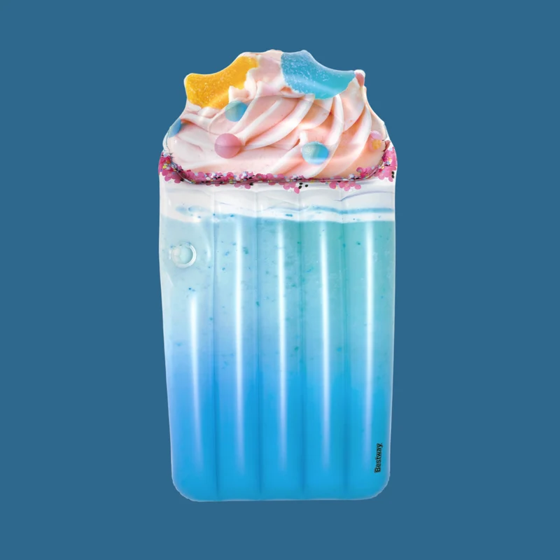 Matelas gonflable licorne Magical Milkshake 185 x 98 cm