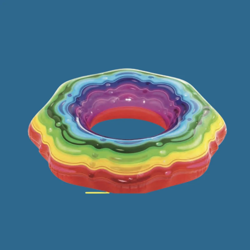 Bouée ronde ruban arc en ciel Rainbow ø115cm