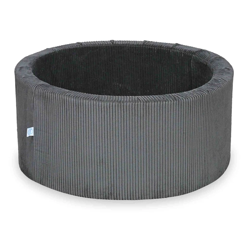 Piscine à Balles 90x40 velours côtelé graphite sans balles