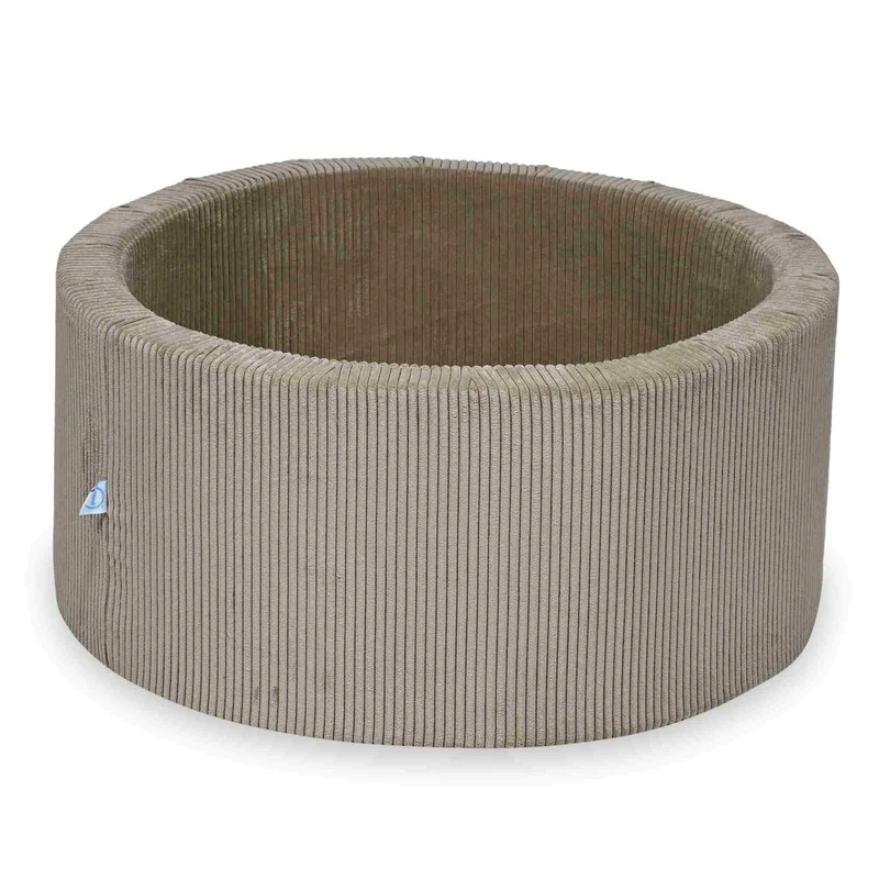 Piscine à Balles 90x40 velours côtelé toffee sans balles